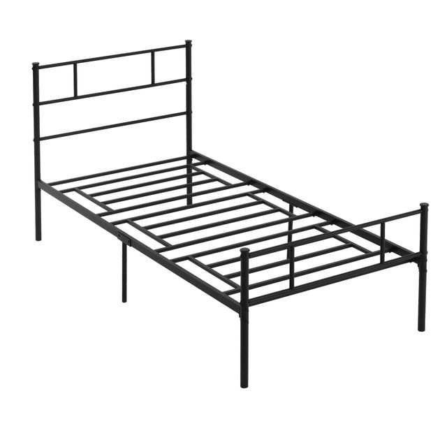 Offerta HOMCOM Struttura Letto Singolo 95x211x100cm in Acciaio