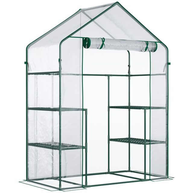 Offerta Outsunny Serra da Giardino in PE Impermeabile e Anti UV con Accessori Montaggio