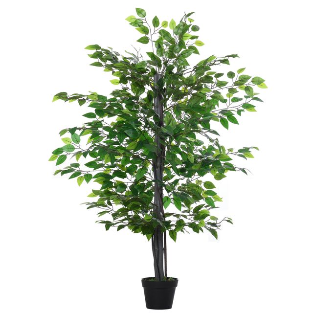 Offerta Outsunny Pianta Finta da Interno in Vaso con 756 Foglie