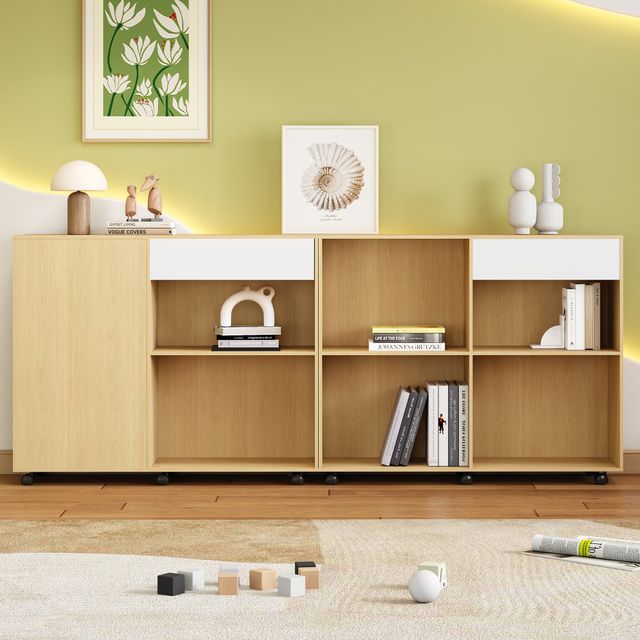 Offerta Libreria Piccola con Ripiani Aperti in MDF