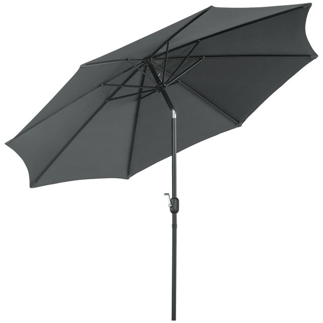 Offerta Outsunny Ombrellone da Giardino Φ300cm Grigio Scuro