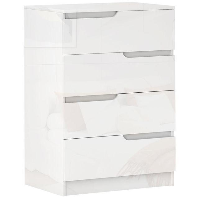 Offerta HOMCOM Cassettiera 4 Cassetti Moderna e Minimal in Legno
