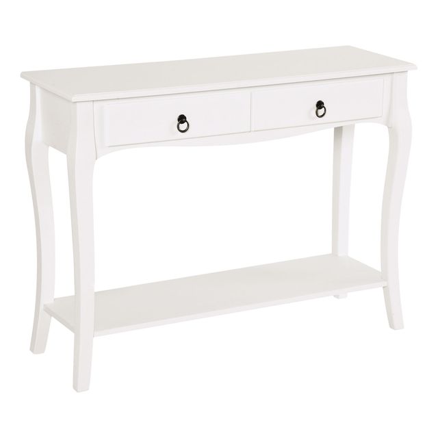 Offerta Homcom Tavolo Consolle per Ingresso con 2 Cassetti