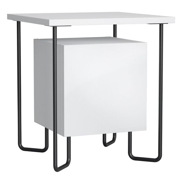 Offerta HOMCOM Comodino Moderno con Armadietto e Mensola