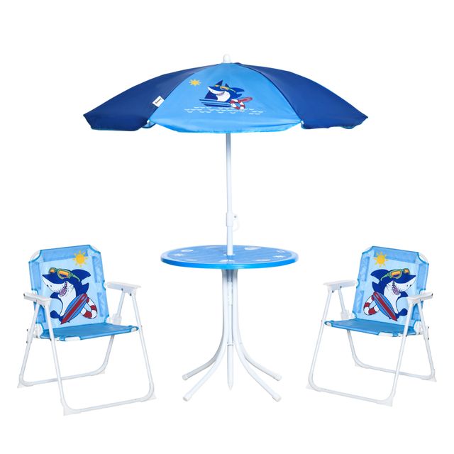 Offerta Outsunny Set Tavolo e Sedie per Bambini da Giardino