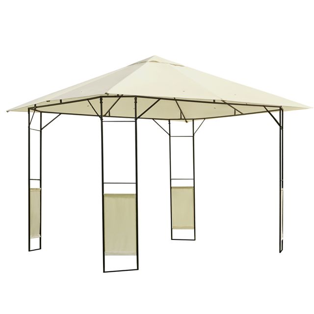 Offerta Outsunny Gazebo da Giardino Tendone da Giardino in Metallo Gazebo 3x3 m Aosom