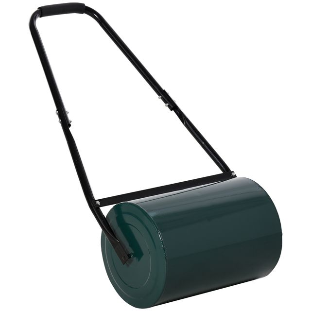 Offerta Outsunny Rullo per Prato da 30L di Capacità con Lama Raschiante
