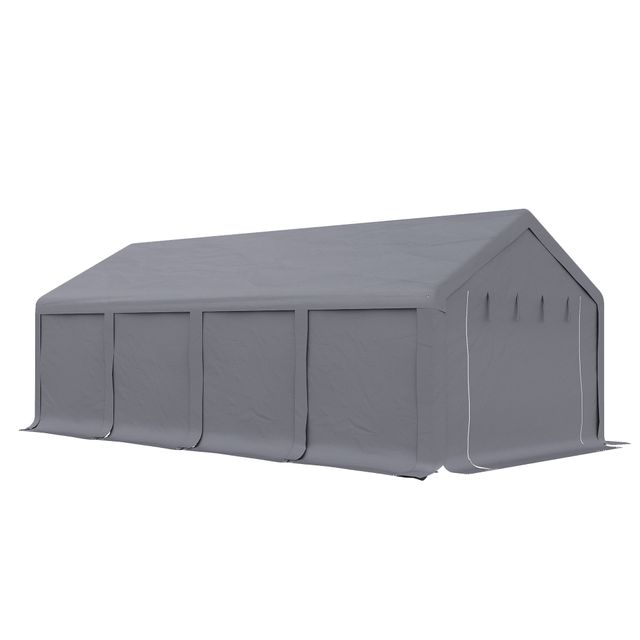 Offerta Outsunny Tendone da Giardino per Feste 7.95x3.95m con Porte a Cerniera