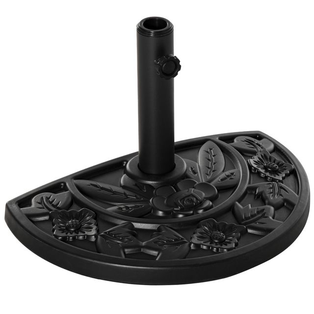 Offerta Outsunny Base per Ombrellone con Palo da 35mm / 38mm / 48mm Cemento Φ50x32x32cm Aosom