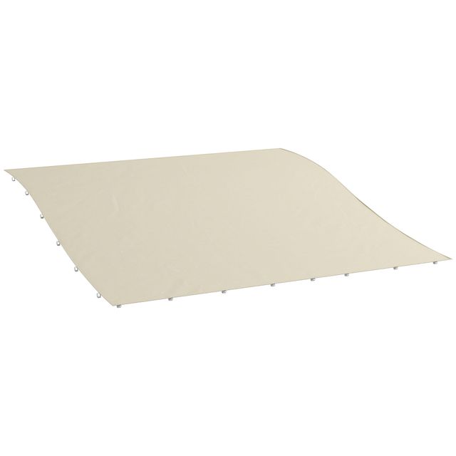 Offerta Outsunny Telo Copertura per Gazebo Pergola 3x3 m in Poliestere con 16 Fori di Drenaggio