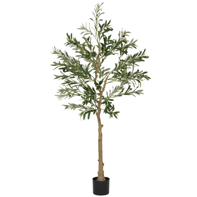 Offerta HOMCOM Pianta Artificiale di Olivo Alta 150 cm