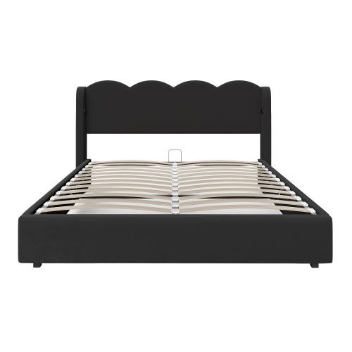 Offerta Letto imbottito con testiera ondulata