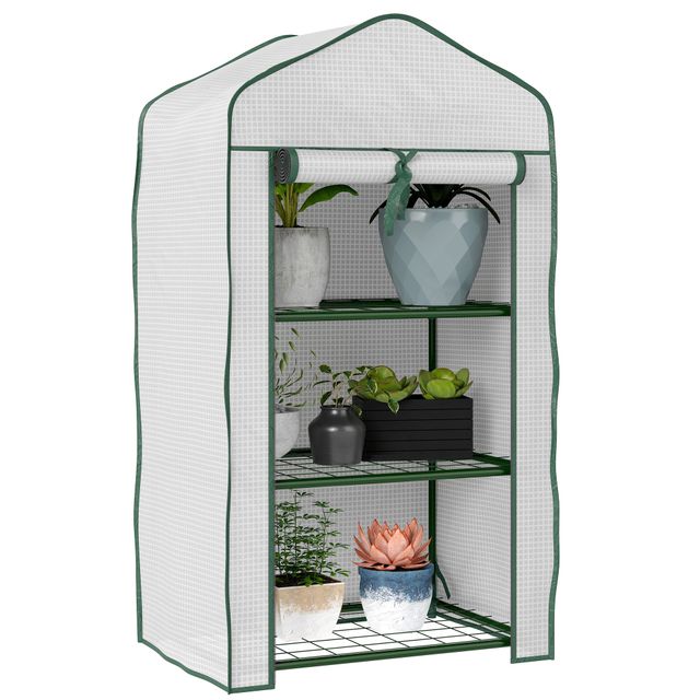 Offerta Outsunny Mini Serra da Giardino con Copertura in PE