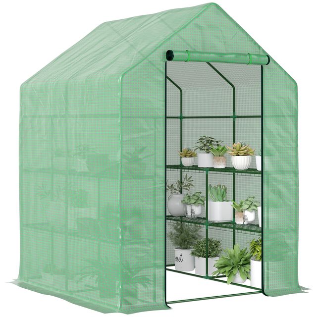 Offerta Outsunny Serra da Giardino con Scaffali