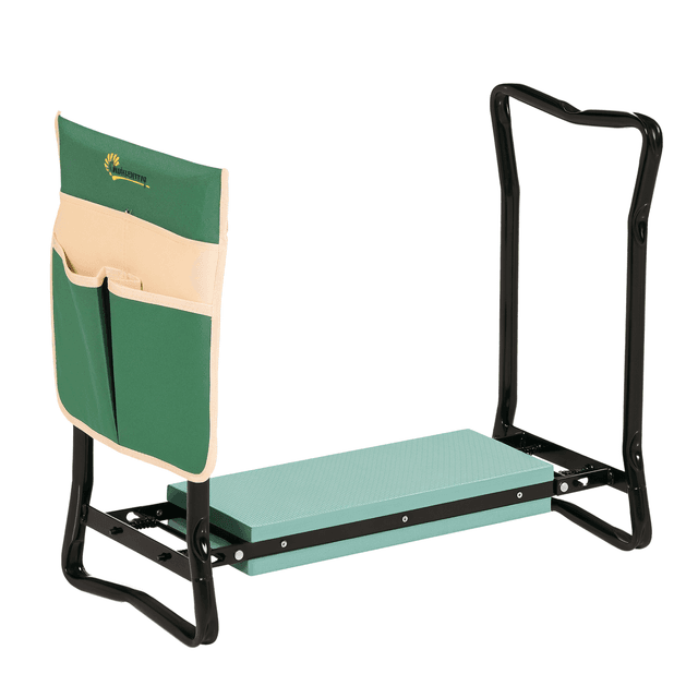 Offerta Outsunny Inginocchiatoio Panca da Giardino Pieghevole 2 in 1
