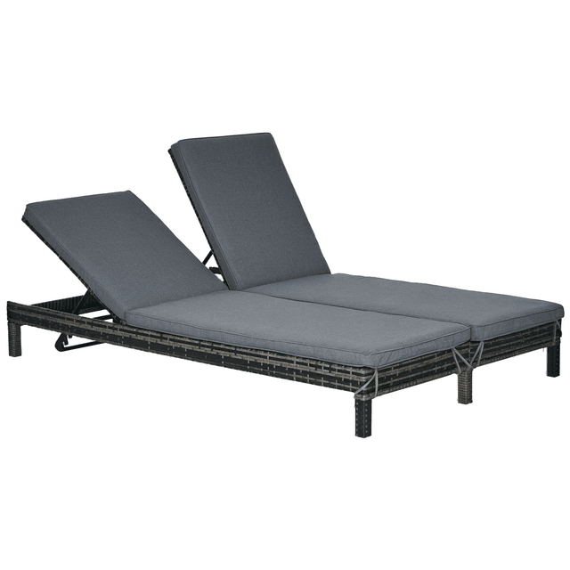 Offerta Outsunny Lettino da Giardino a 2 Posti