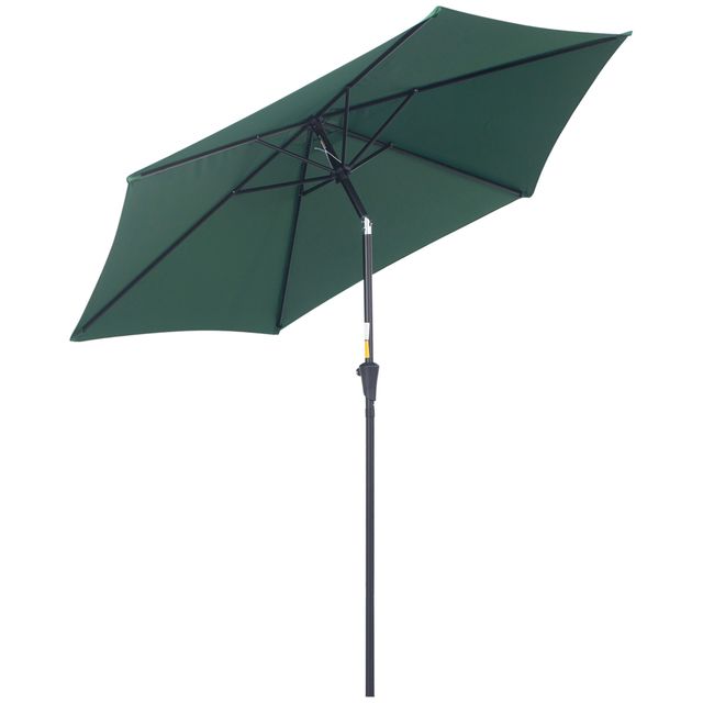 Offerta Outsunny Ombrellone da Esterno Ø2.6m con Inclinazione Regolabile