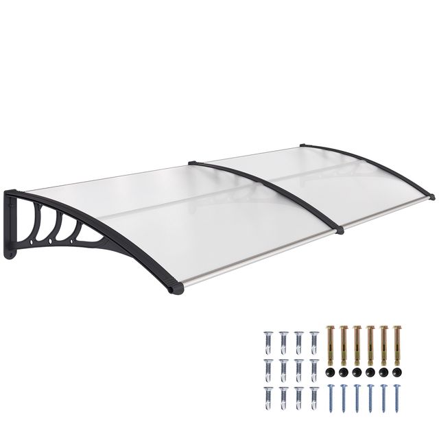 Offerta Outsunny Pensilina da Esterno 195x75cm in Policarbonato e Alluminio