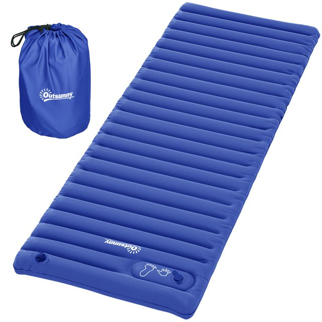 Offerta Outsunny Materasso Gonfiabile Singolo con Pompa a Pedale Incorporata