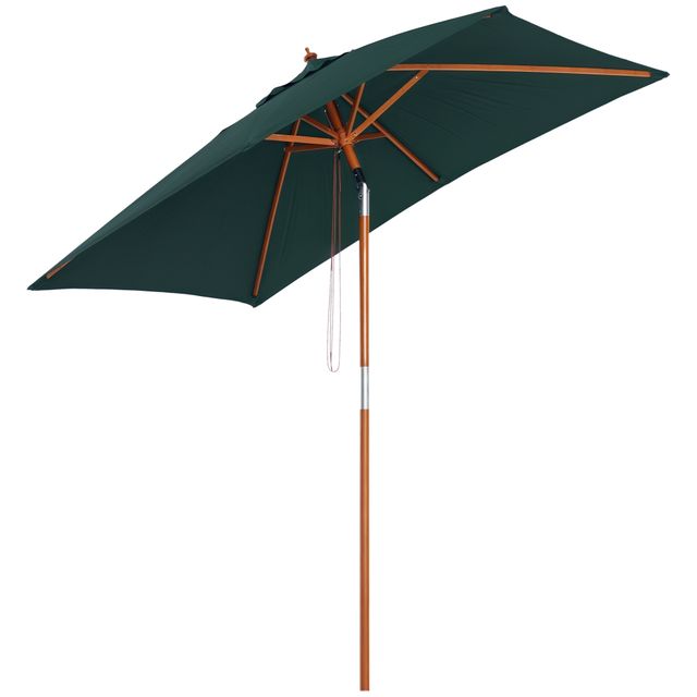 Offerta Outsunny Ombrellone da Giardino Inclinabile 2x1.5m