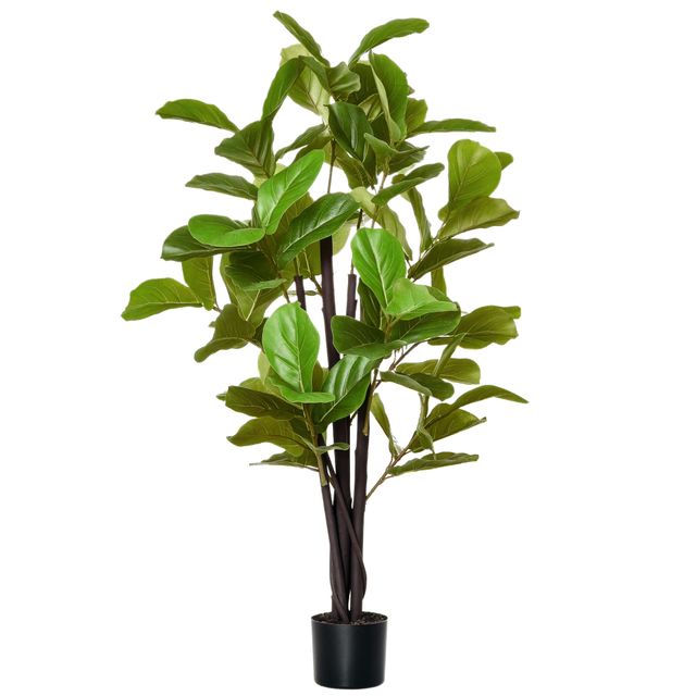 Offerta HOMCOM Ficus Artificiale 130cm per Interni ed Esterni