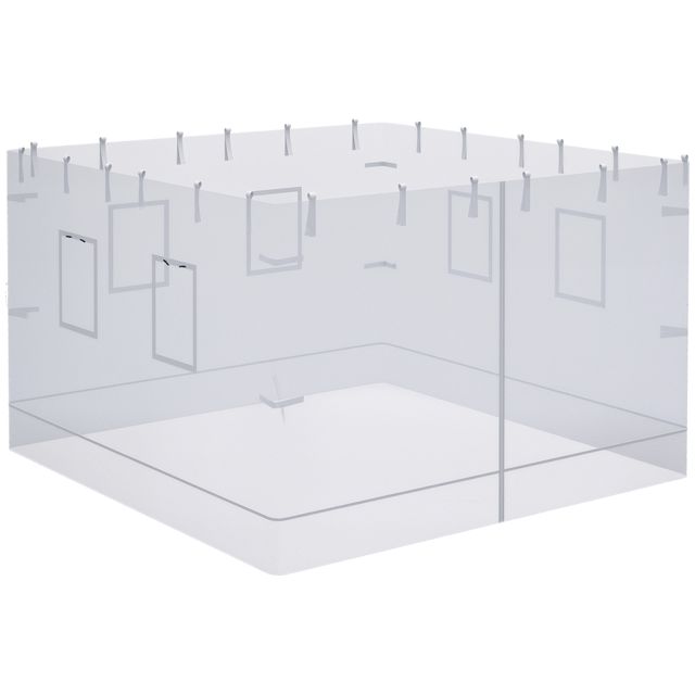 Offerta Outsunny Parete per Gazebo 3x3 in Nylon