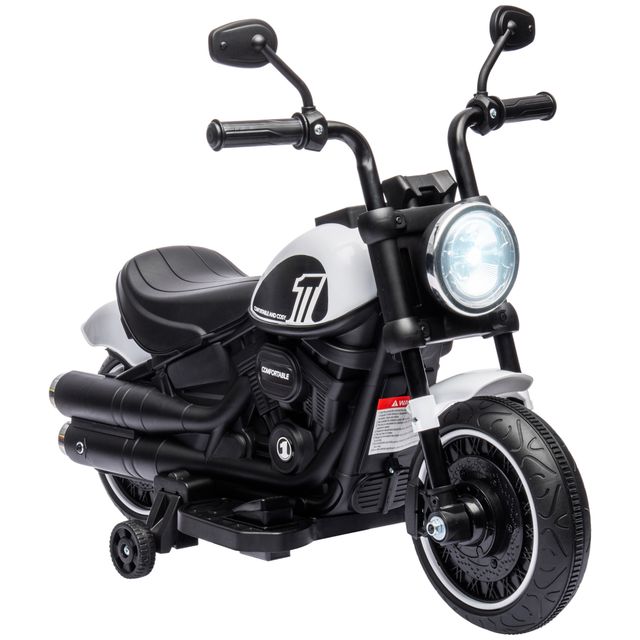 Offerta HOMCOM Moto Elettrica per Bambini 18-36 Mesi con Rotelle e Fanale