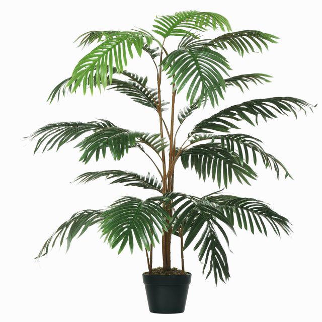 Offerta Outsunny Palma Decorativa in Plastica 140cm