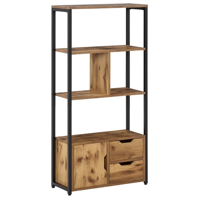 Offerta HOMCOM Mobile Libreria con 3 Ripiani