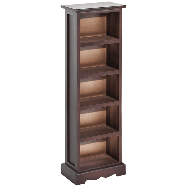 Offerta HomCom Mobiletto Libreria porta CD DVD 5 Ripiani in Legno Mobile Soggiorno Per Archiviazione