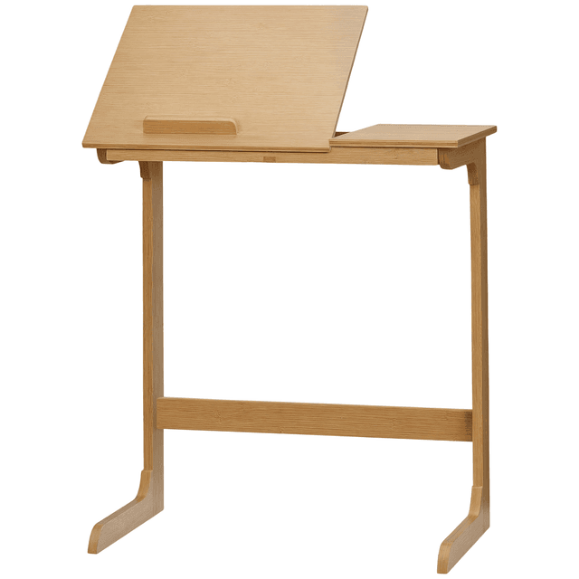 Offerta HOMCOM Tavolino da Divano a C in Legno di Bambù