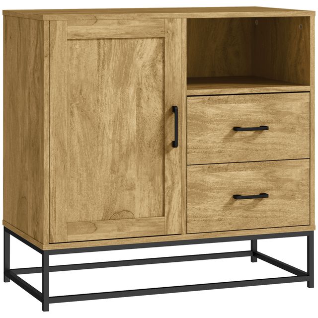 Offerta HOMCOM Credenza Moderna con 2 Cassetti