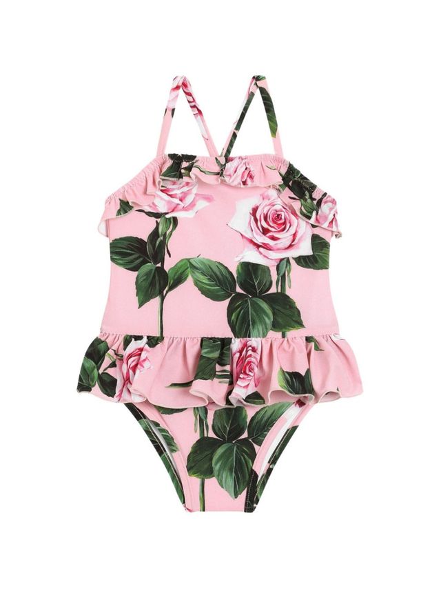 Offerta Costume neonata intero floreale