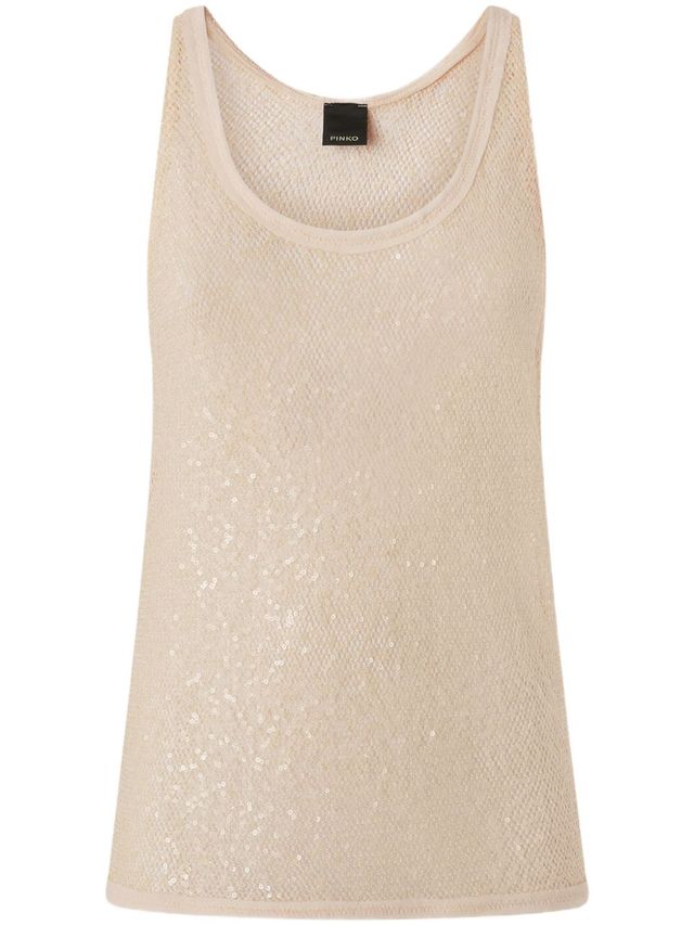 Offerta Canotta donna con paillettes