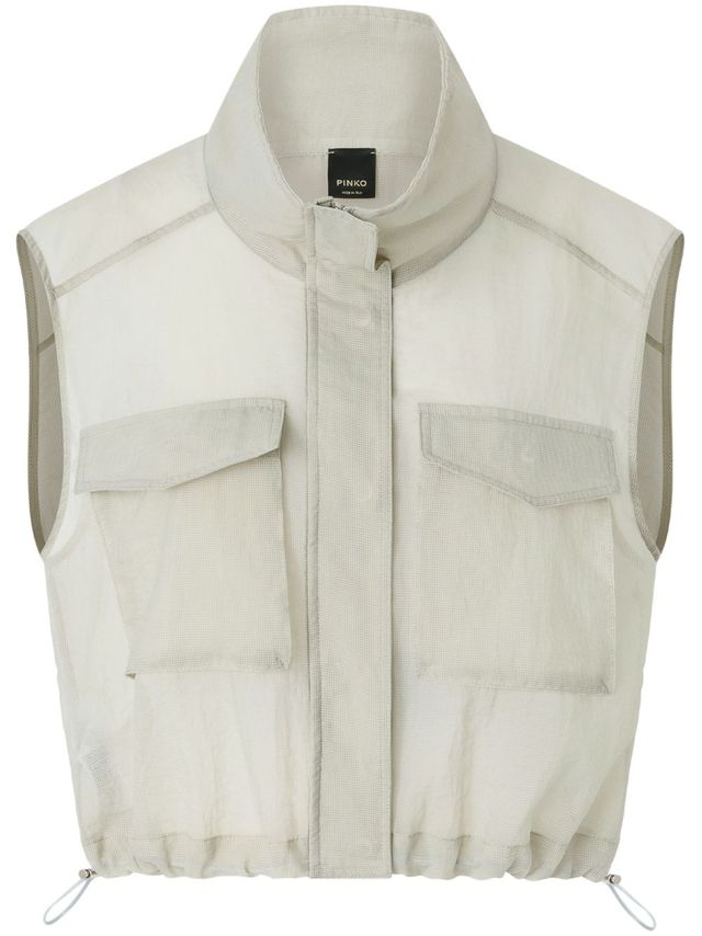 Offerta Gilet donna crop leggero