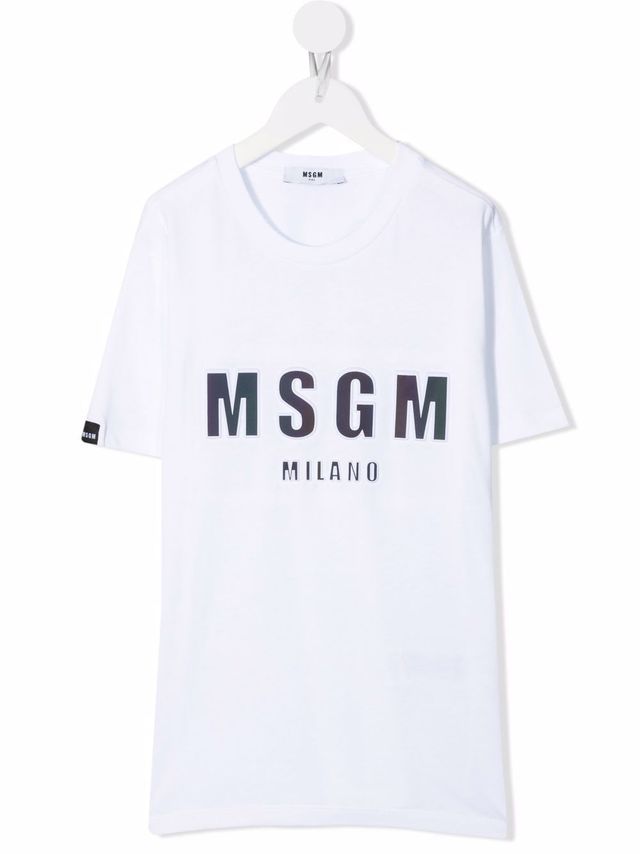 Offerta T-shirt bambina bainca con logo