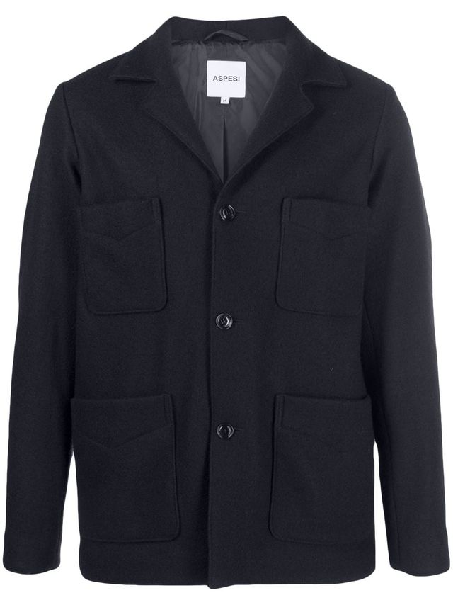 Offerta Giacca uomo in lana blu