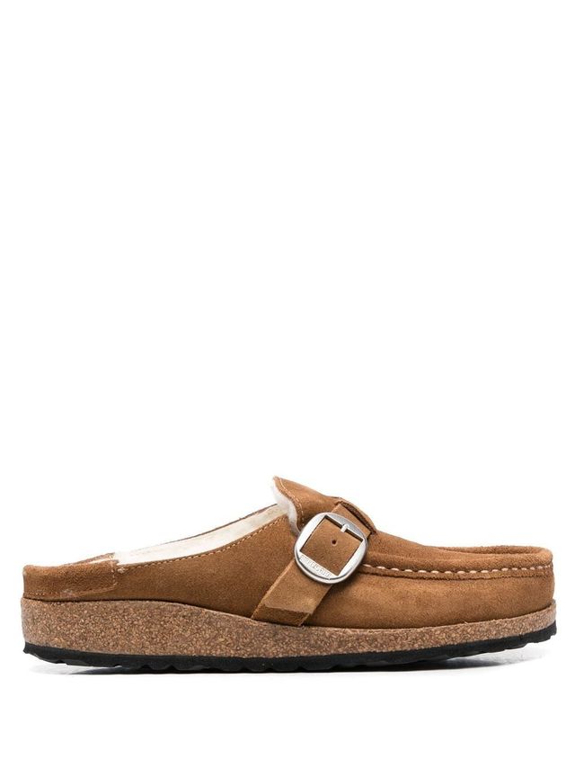 Offerta Sabot donna Buckley in pelle scamosciata e shearling