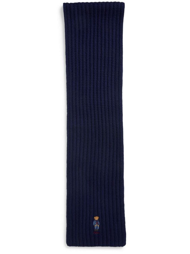 Offerta Sciarpa donna in lana blu Teddy Bear