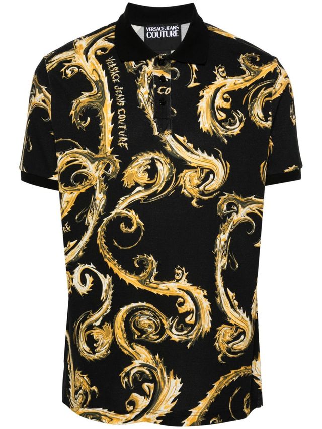 Offerta Polo uomo stampa barocca