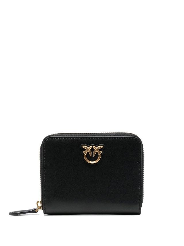 Offerta Portafoglio in pelle nero con logo