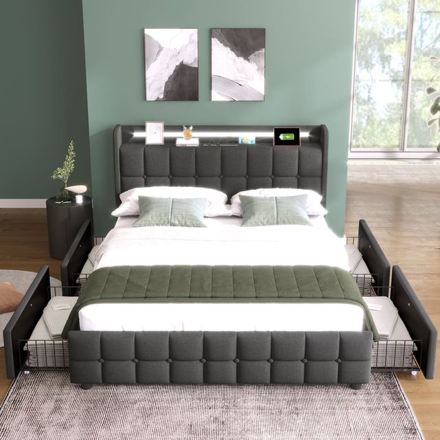 Offerta Struttura Letto Matrimoniale con LED