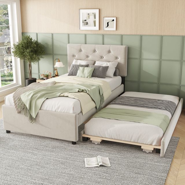 Offerta Letto imbottito con letto estraibile