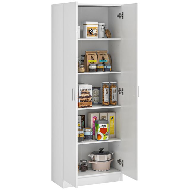 Offerta HOMCOM Mobile Multiuso Moderno con 5 Ripiani e Livelli Regolabili