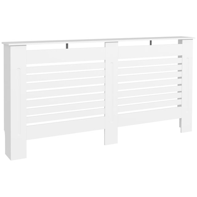Offerta HOMCOM Copritermosifoni a Doghe con Ripiano Portaoggetti
