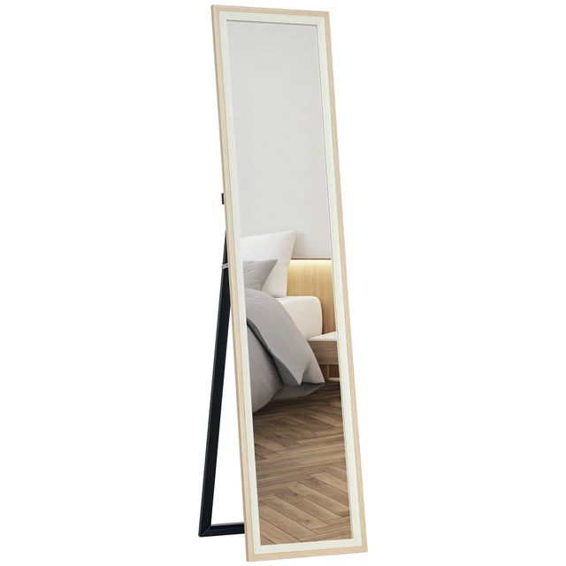 Offerta HOMCOM Specchio Moderno a Figura Intera da Parete e Autoportante