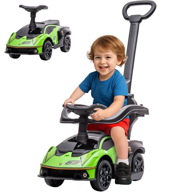 Offerta AIYAPLAY Macchinina per Bambini Lamborghini Cavalcabile con Sedile Contenitore