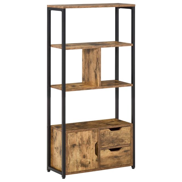 Offerta HOMCOM Mobile Libreria con 3 Ripiani