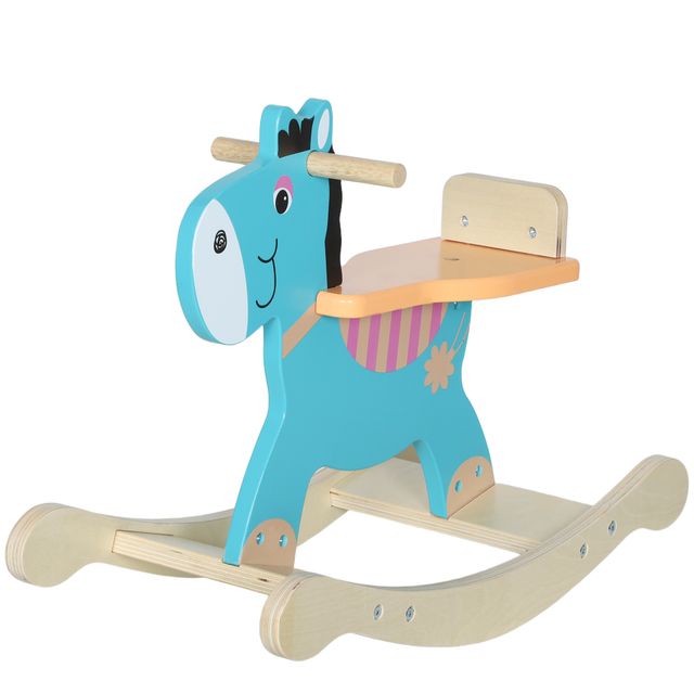 Offerta AIYAPLAY Cavallo a Dondolo a Forma di Asino per Bambini con Base Larga