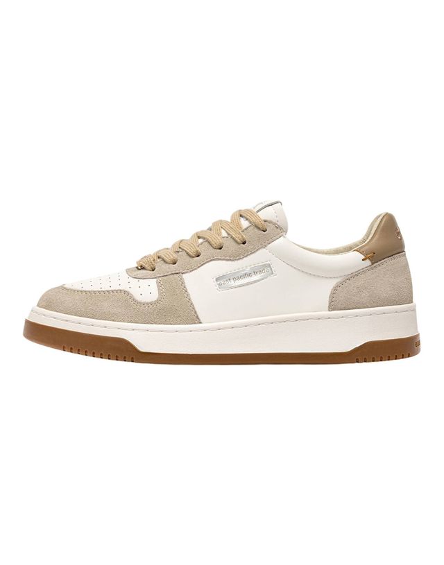 Offerta East Pacific Trade Court leather sneakers da uomo in pelle - beige/white/gum 41